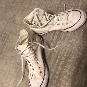 White high top converse